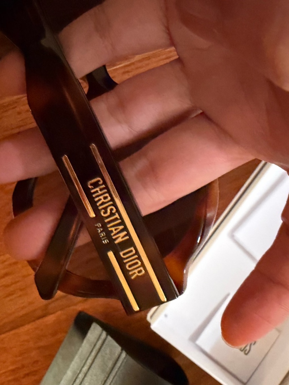 Dior Men’s Round Tortoiseshell Sunglasses - Brown Frames, Dark Lenses - Picture 7 of 8